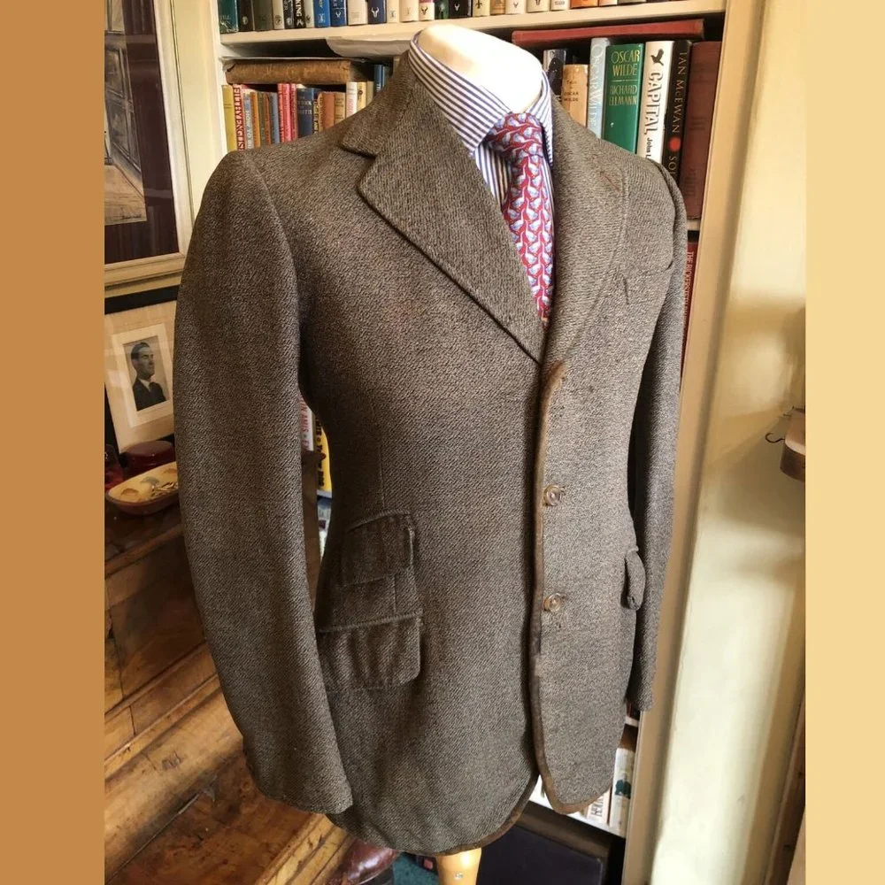 Classic Men's Brown Tweed Blazer - Brand